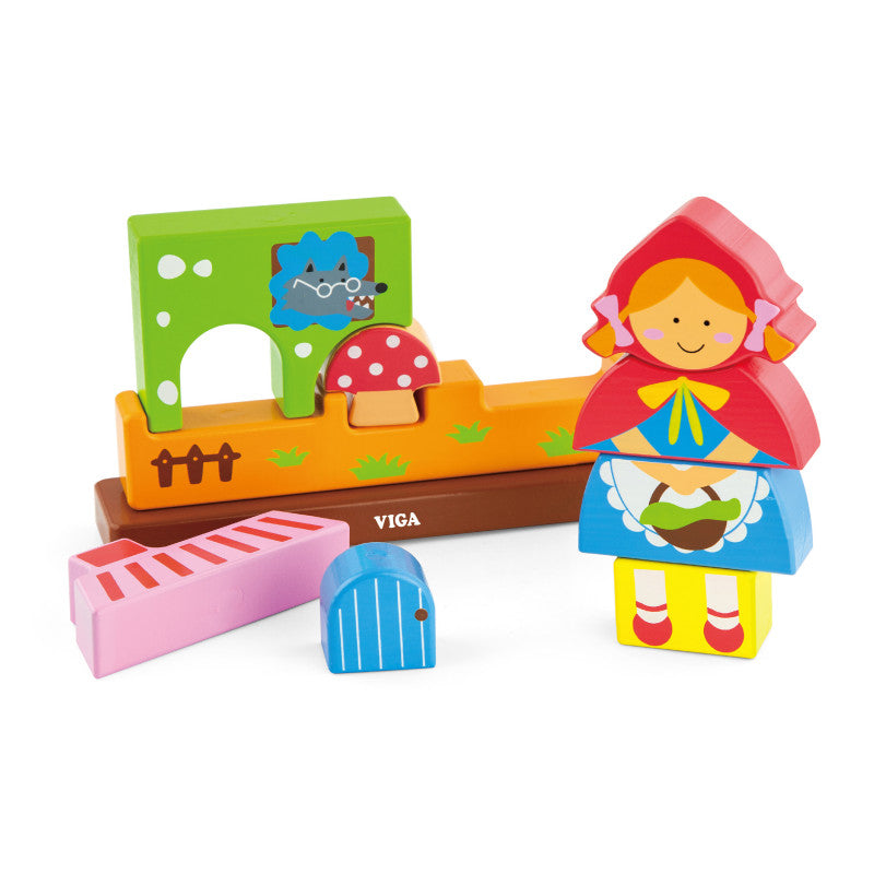 Puzzle magnetic Scufita Rosie, Viga